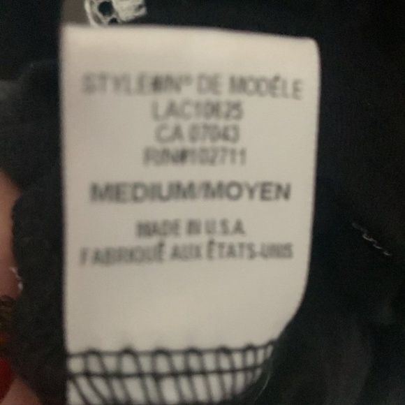 3/$30 Olivia Moon super soft 3/4 sleeve lace crochet front top - Picture 6 of 7